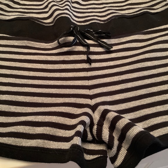 Victoria Secret Black, grey silver knit romper - Picture 2 of 6